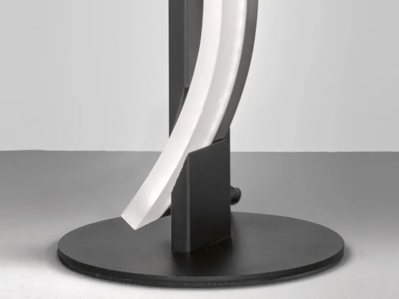 LED Tischleuchte BRIDGE Schwarz / Weiß dimmbar, Höhe 40cm