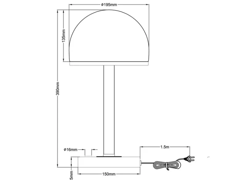 LED Tischleuchte 2er Set Silber mit Glas Lampenschirm dimmbar, Höhe 39cm