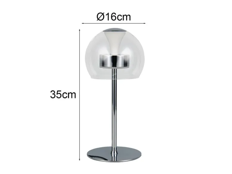 LED Tischleuchte FLYNT dimmbar & Lichtfarbe einstellbar, Höhe 35cm