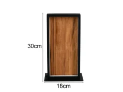 LED Tischleuchte KALEA aus Naturholz dimmbar, Höhe 30cm