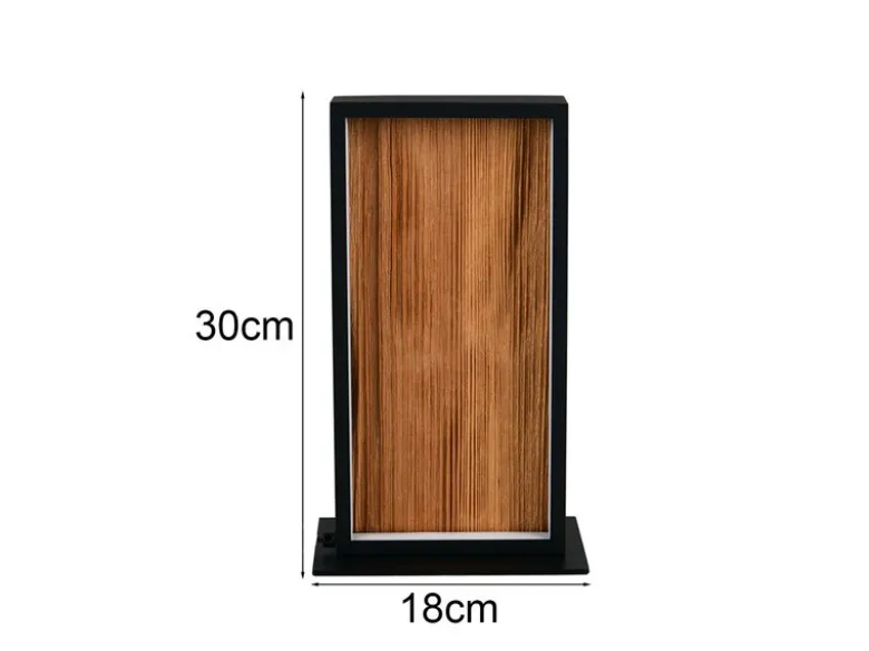 LED Tischleuchte KALEA aus Naturholz dimmbar, Höhe 30cm