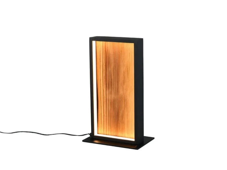 LED Tischleuchte KALEA aus Naturholz dimmbar, Höhe 30cm