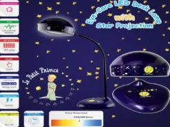 LED Tischleuchte Kleiner Prinz tolle Lichteffekte durch LED-Farbwechsler