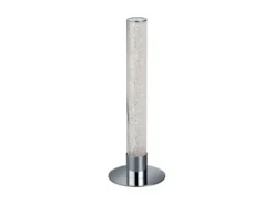 LED Tischleuchte LEIA Chrom dimmbar Fernbedienung Farbwechsel, Höhe 40cm