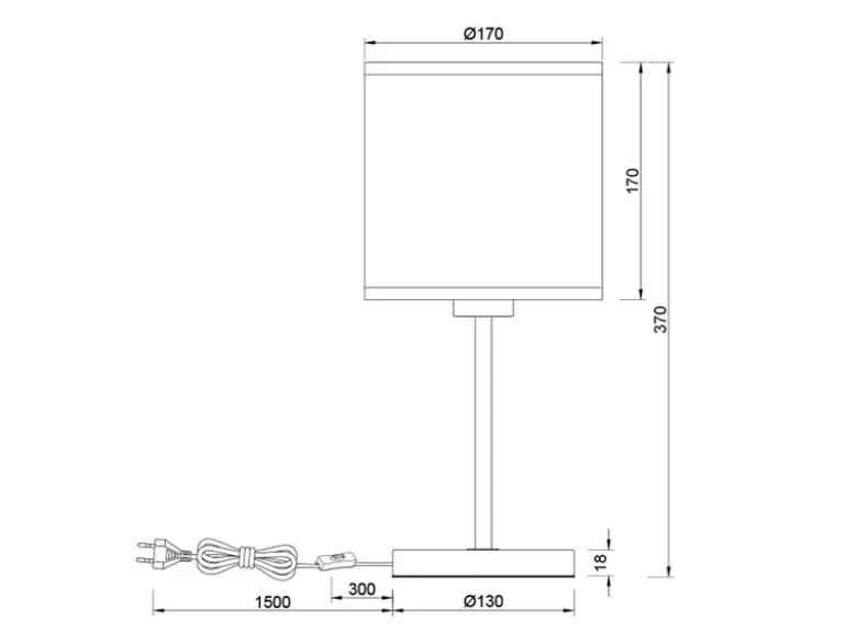 LED Tischleuchte mit Lampenschirm aus geflochtenem Bast, Höhe 37cm