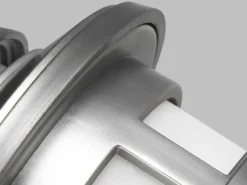LED Ultra Wetter & Salzluft resistente Außen Laterne, Silber Höhe 23cm