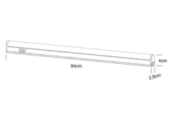 LED Unterbauleuchte RAMON mit Schalter & 230V Direktanschluss, Länge 84cm