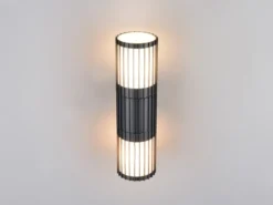 LED Up and Down Außenwandleuchte aus Aluminium Anthrazit, Höhe 30cm