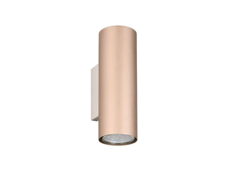 LED Up Down Wandleuchte Metall Coffee, Höhe 18cm