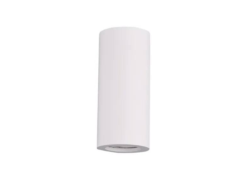 LED Wandlampe Spot Gipsleuchte Weiß Up and Down bemalbar, Höhe 16,5cm