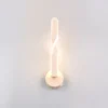 LED Wandleuchte GINKO für innen modern mit Schalter, Beige, Höhe 45cm