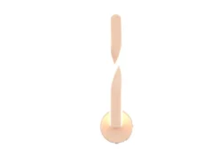 LED Wandleuchte GINKO für innen modern mit Schalter, Beige, Höhe 45cm