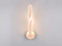 LED Wandleuchte GINKO für innen modern mit Schalter, Beige, Höhe 45cm