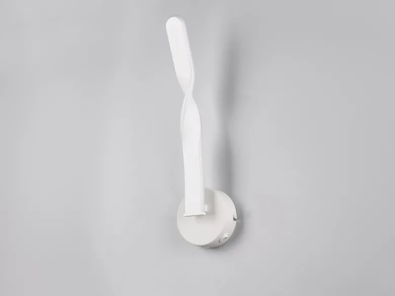 LED Wandleuchte GINKO für innen modern mit Schalter, Weiß, Höhe 45cm
