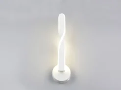 LED Wandleuchte GINKO für innen modern mit Schalter, Weiß, Höhe 45cm