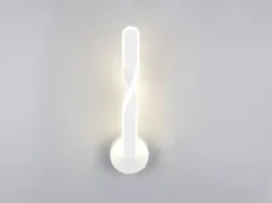 LED Wandleuchte GINKO für innen modern mit Schalter, Weiß, Höhe 45cm