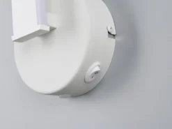 LED Wandleuchte GINKO für innen modern mit Schalter, Weiß, Höhe 45cm