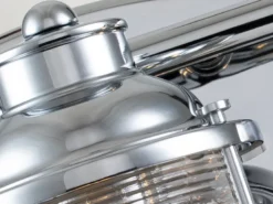LED Wandleuchte in Chrom für Badezimmer & Wohnraum, Breite 61cm