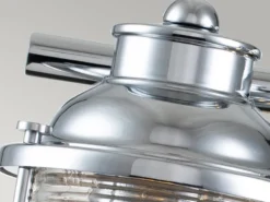LED Wandleuchte in Chrom für Badezimmer & Wohnraum, Breite 61cm