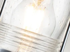 LED Wandleuchte in Chrom für Badezimmer & Wohnraum, Breite 86cm