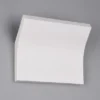 LED Wandleuchte, indirekte Beleuchtung aus Gips bemalbar, Breite 24cm