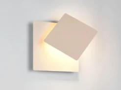 LED Wandleuchte MIO Beige verstellbar für indirekte Beleuchtung, Höhe 18cm