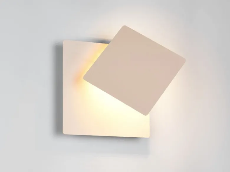 LED Wandleuchte MIO Beige verstellbar für indirekte Beleuchtung, Höhe 18cm