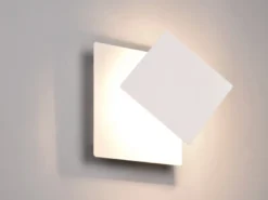 LED Wandleuchte MIO Weiß verstellbar für indirekte Beleuchtung, Höhe 18cm