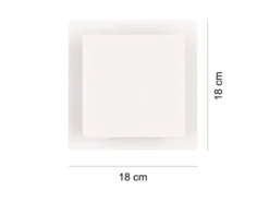 LED Wandleuchte MIO Weiß verstellbar für indirekte Beleuchtung, Höhe 18cm