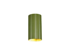 LED Wandleuchte mit Up and Down Lichteffekt, Metall Grün, Höhe 18cm
