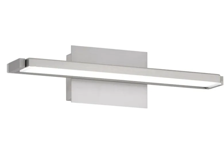 LED Wandleuchte PARE schwenkbar & dimmbar Silber matt, Breite 40cm