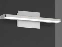 LED Wandleuchte PARE schwenkbar & dimmbar Silber matt, Breite 40cm