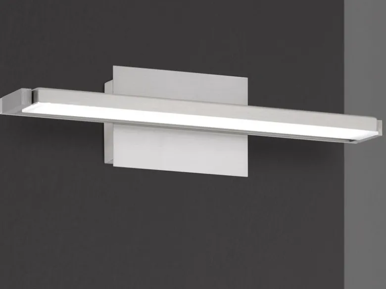 LED Wandleuchte PARE schwenkbar & dimmbar Silber matt, Breite 40cm