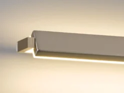 LED Wandleuchte PARE schwenkbar & dimmbar Silber matt, Breite 40cm