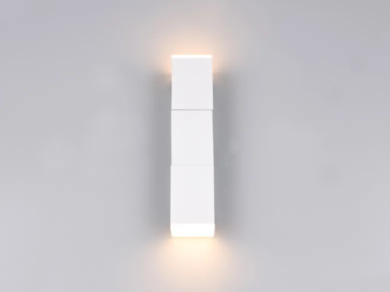 LED Wandleuchte RAGLAN für innen schwenkbar Weiß, Höhe 17cm