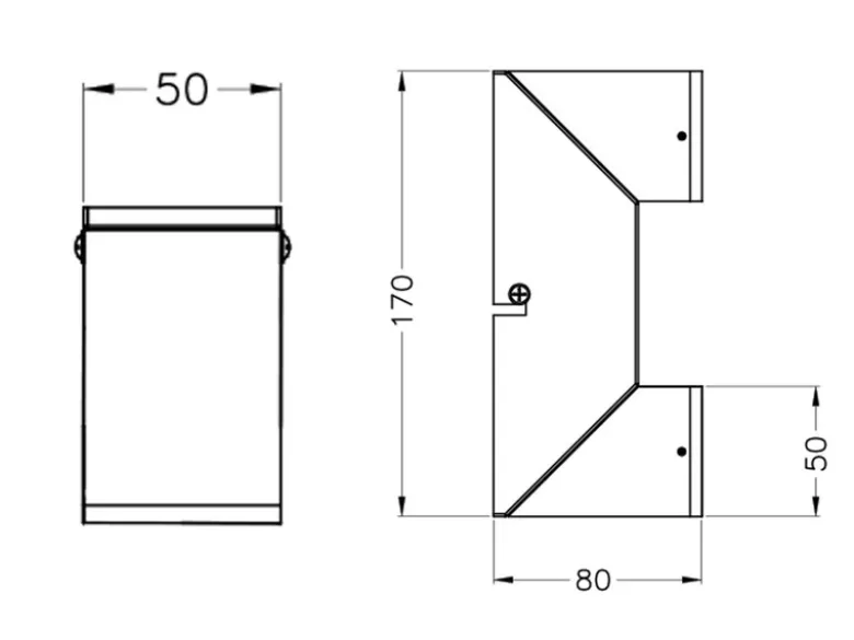LED Wandleuchte RAGLAN für innen schwenkbar Weiß, Höhe 17cm