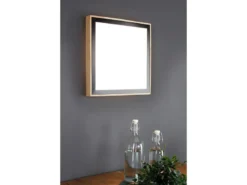 LED Wandleuchte SOLSTAR für Wand & Decke Holzdesign, Quadrat 28x28cm