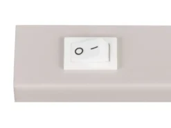 LED Wandstrahler Coffee / Grau mit Schalter, Breite 6cm