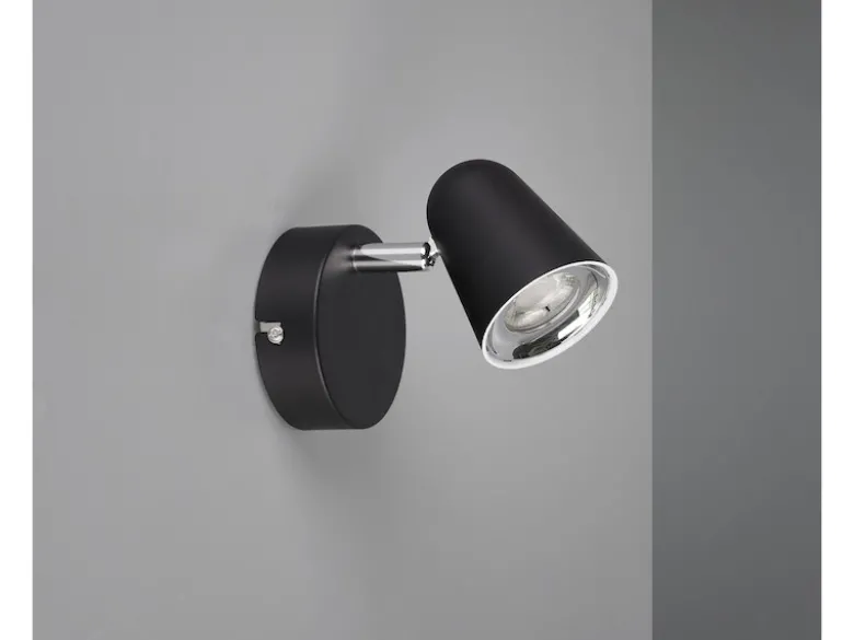 LED Wandstrahler & Deckenspot TOULOUSE Schwarz, Breite 9cm