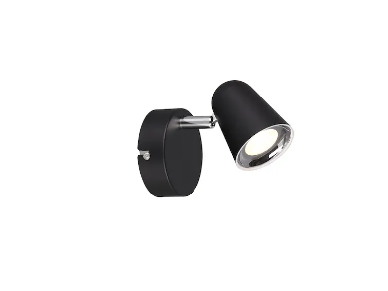 LED Wandstrahler & Deckenspot TOULOUSE Schwarz, Breite 9cm