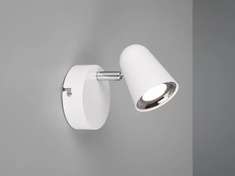 LED Wandstrahler & Deckenspot TOULOUSE Weiß, Breite 9cm