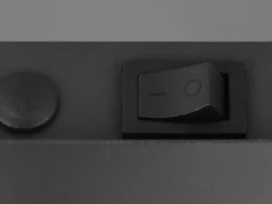 LED Wandstrahler Metall Schwarz / Coffee mit Schalter, Breite 12cm