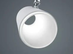 LED Wandstrahler NARCOS Weiß mit Schalter, Breite 7,5cm