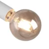 LED Wandstrahler Spot Weiß mit Schalter, Breite 9cm