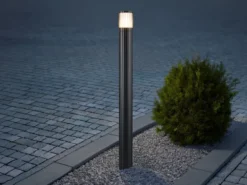 LED Wegeleuchte Aluminium Anthrazit, für Reihenschaltung geeignet, Höhe 100cm