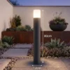 LED Wegeleuchte aus Aluminium in Anthrazit E27, Höhe 80cm