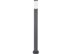 LED Wegeleuchte aus Edelstahl in Anthrazit & Opal, Höhe 110cm