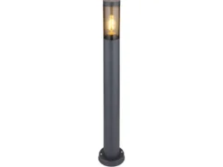 LED Wegeleuchte aus Edelstahl in Anthrazit & Rauch, Höhe 80cm