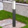 LED Wegeleuchte 2er Set eckig in Anthrazit, Höhe 155cm, IP54