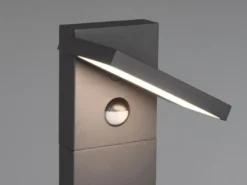 LED Wegeleuchte 2er Set schwenkbar in Anthrazit, Höhe 100cm, IP54
